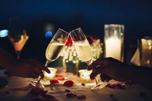 Romantisches 4-Gang Candlelight Dinner pro Person Romantik Landhotel Doerr