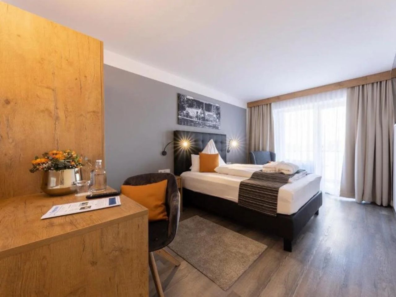 Einzelzimmer CLASSIC mit Balkon
