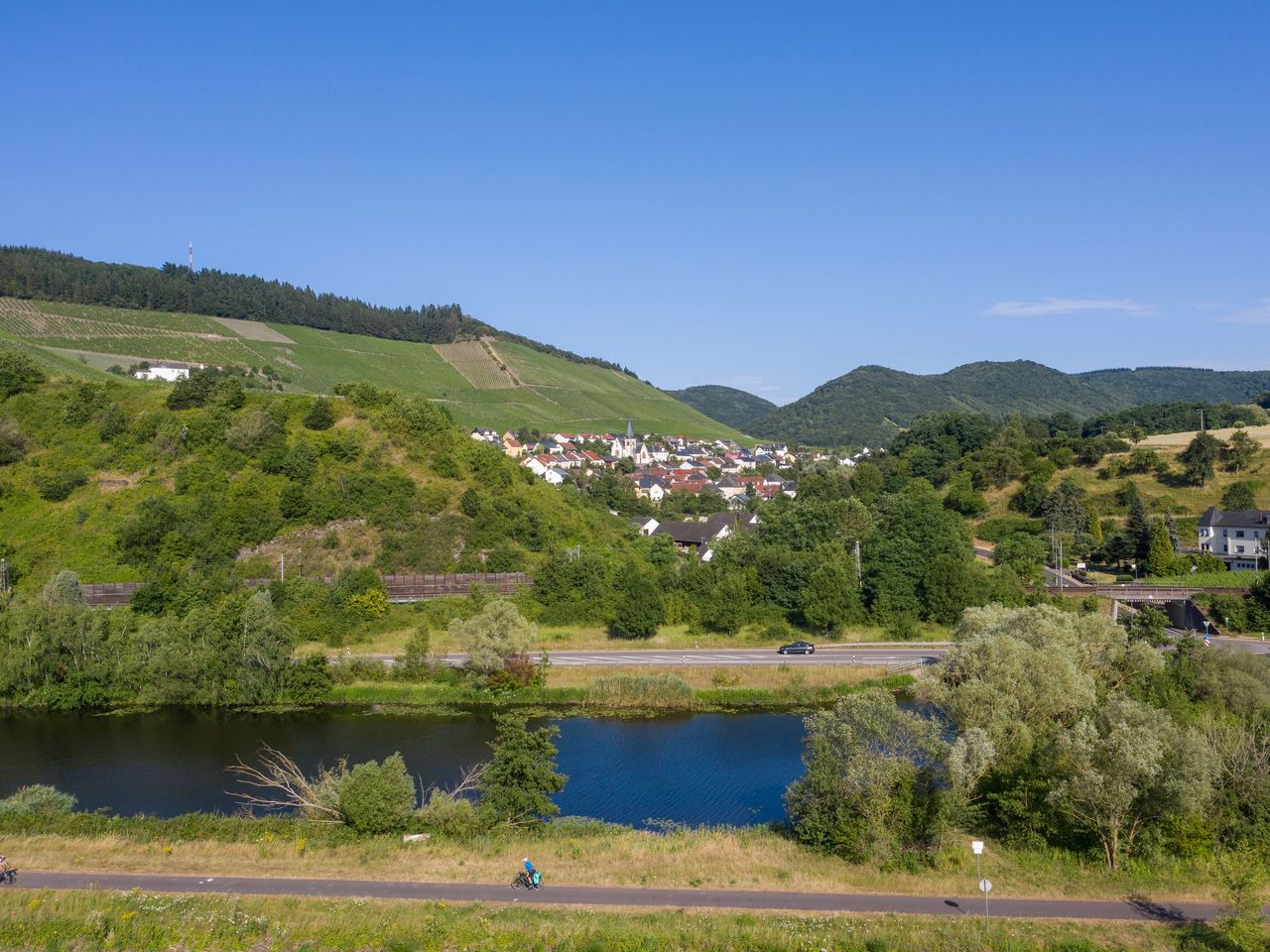 Kleine Auszeit an der Saar nahe der Mosel