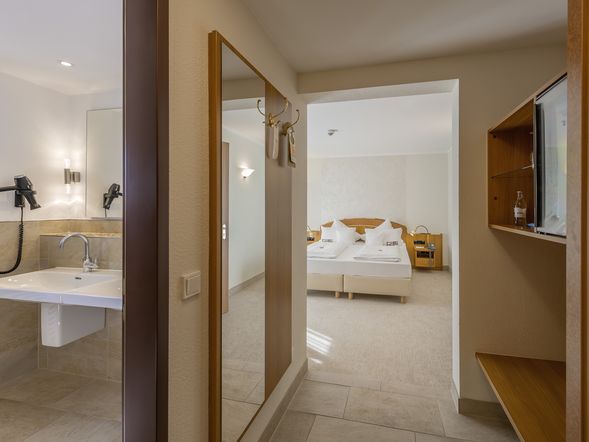 Zimmer mit Sauna für 2
