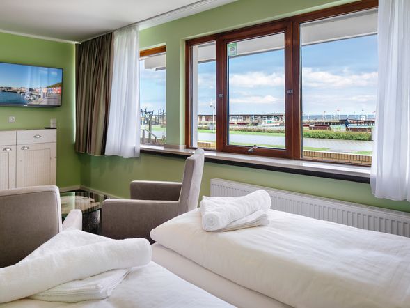 Insulaner Dependance Doppelzimmer zur Seeseite