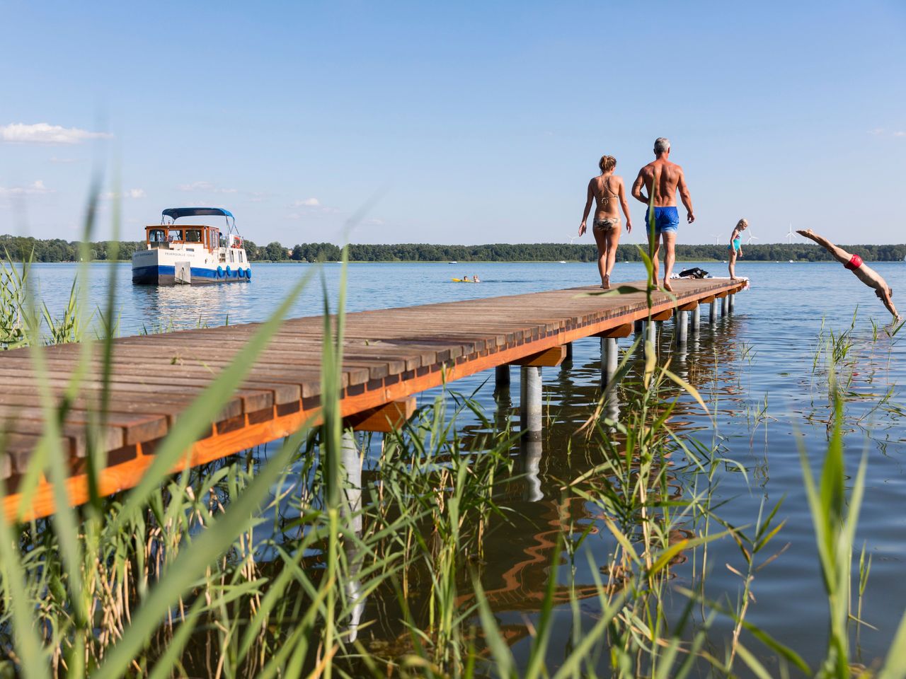 3 Tage Hausboot fahren an der Müritz & Abendessen