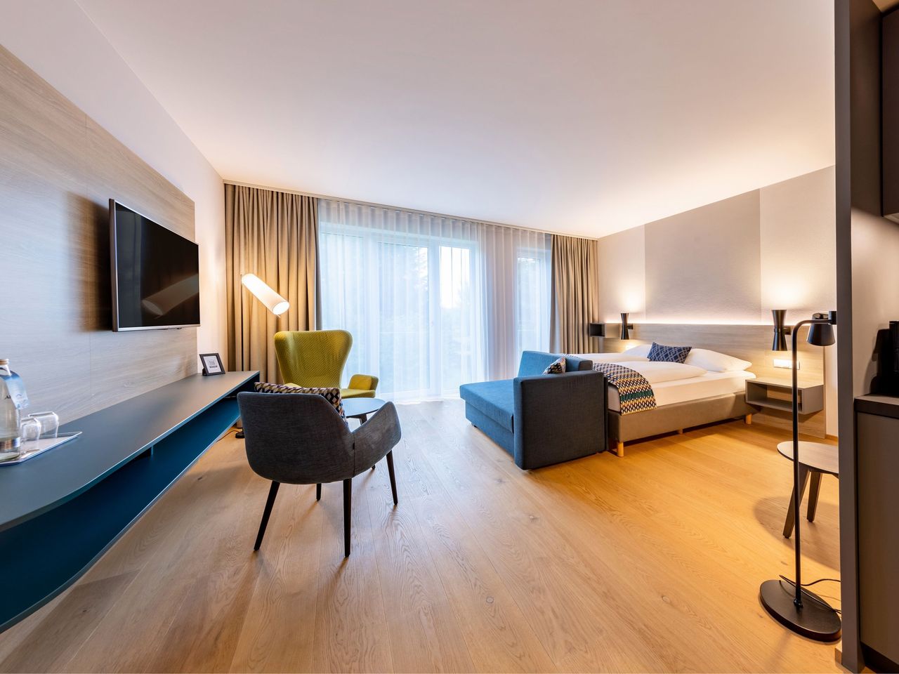 Deluxe Zimmer mit Queensize Bett, Klimaanlage und Kitchenette "Amalia Premium"