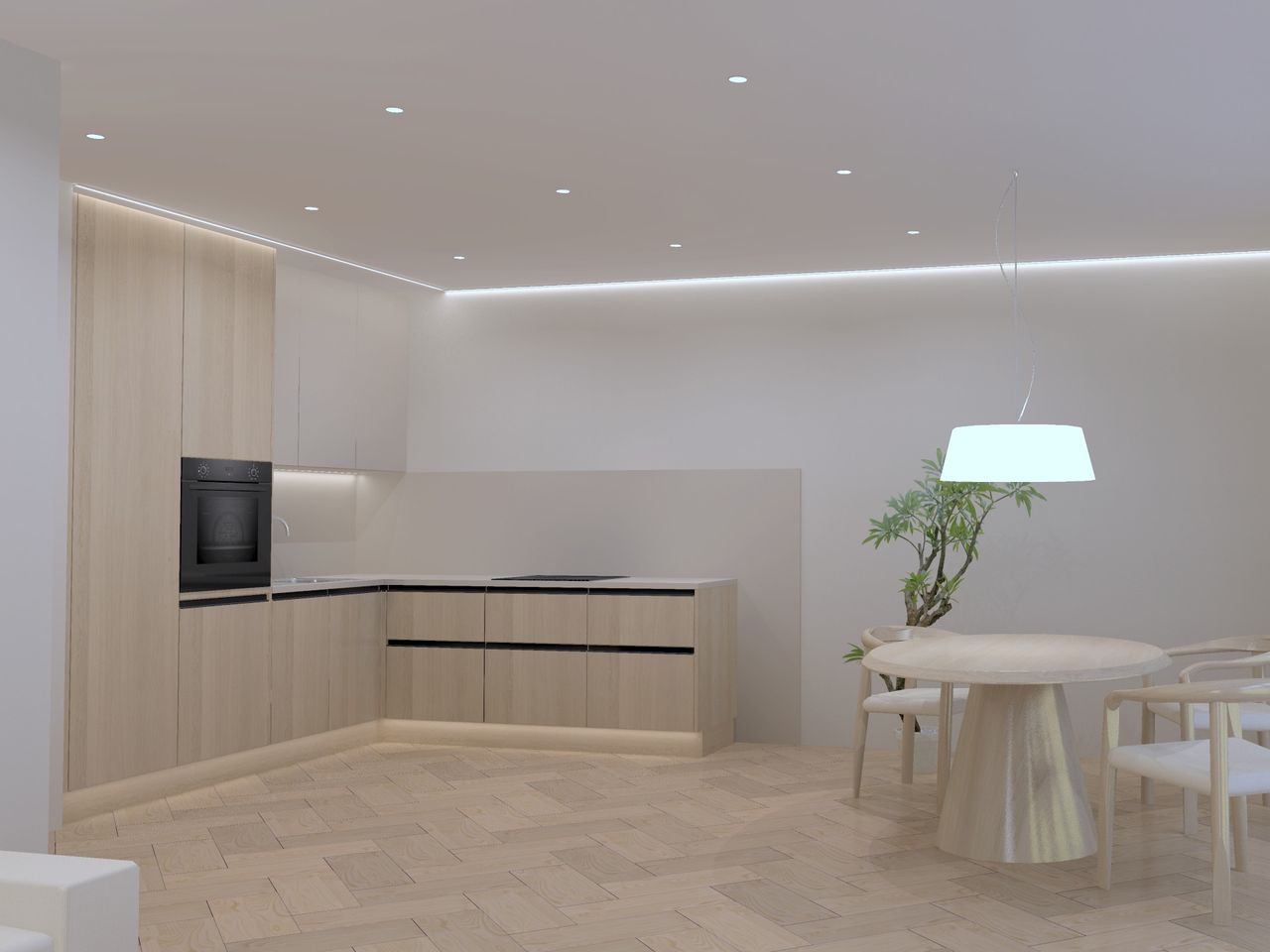 Premium Design Apartment mit 2 Schlafzimmern und Panorama Sauna - neu