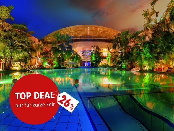 TOP DEAL! Erding – 2 Tage Wellness-Auszeit inkl. 1 Thermen-Tageskarte