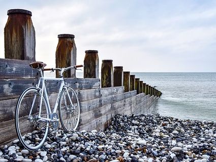 Friesisch Radeln direkt an der Nordsee