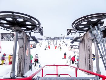 Jahreswechsel in Oberwiesenthal im Erzgebirge