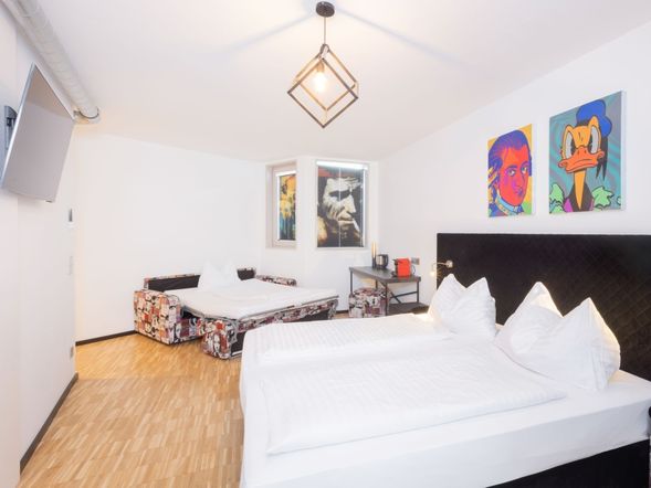 Doppelzimmer mit Kingsize Bett