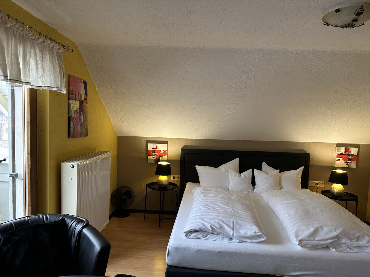 Doppelzimmer mit Balkon (Zimmer 1)