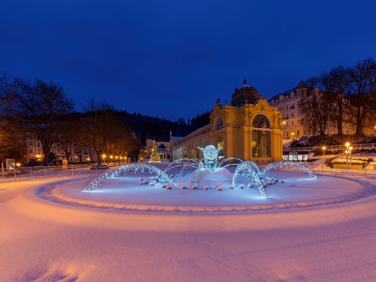 Wellness-Weihnachten im winterlichen Marienbad