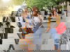 Freundinnen Shopping-Wochenende in Berlin