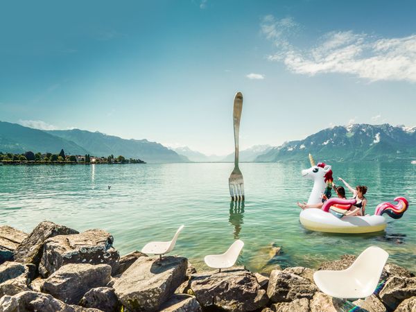 Die Dolce Riviera am Genfersee genießen – 2 Tage in Vevey, Waadt inkl. Frühstück