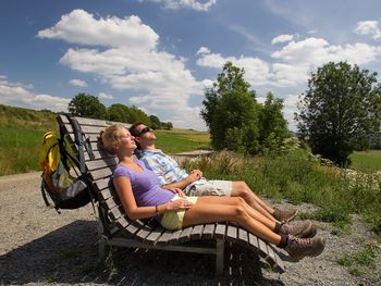 Wandern entlang des Prädikatswanderweges 'Goldsteig'