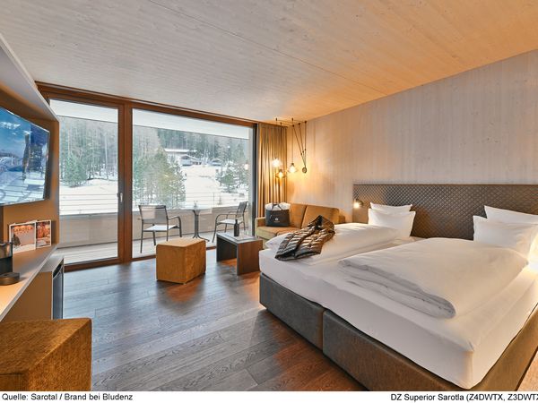 6 Tage das pure Bergerlebnis genießen Hotel Sarotla in Brand (Vorarlberg) inkl. Halbpension