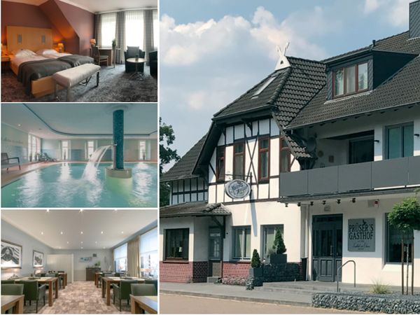 ein Mal übernacht im Elbe-Weser Dreieck in Hellwege Frühstück