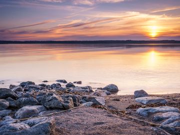 Sonnenuntergang auf Rügen