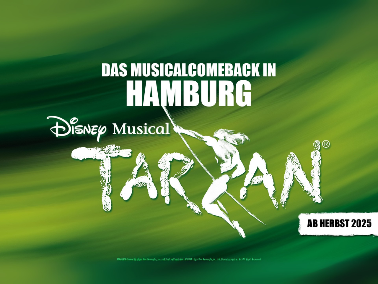 Disneys Musical TARZAN mit Ticket und Hotel