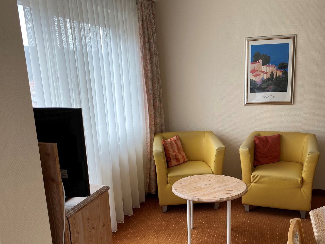 Doppelzimmer mit Wohnecke Panorama