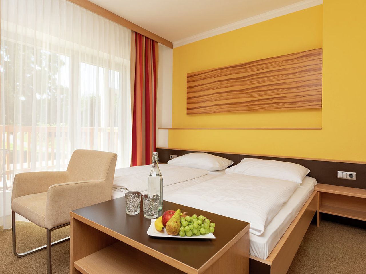 Doppelzimmer Komfort mit Balkon im Trattnerhof