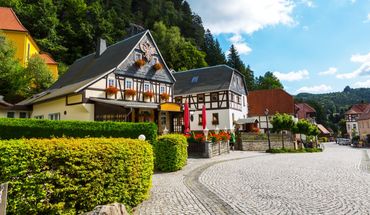 Kurort mit Therme in der Sächsischen Schweiz