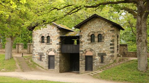 Eingang Römerkastell Saalburg