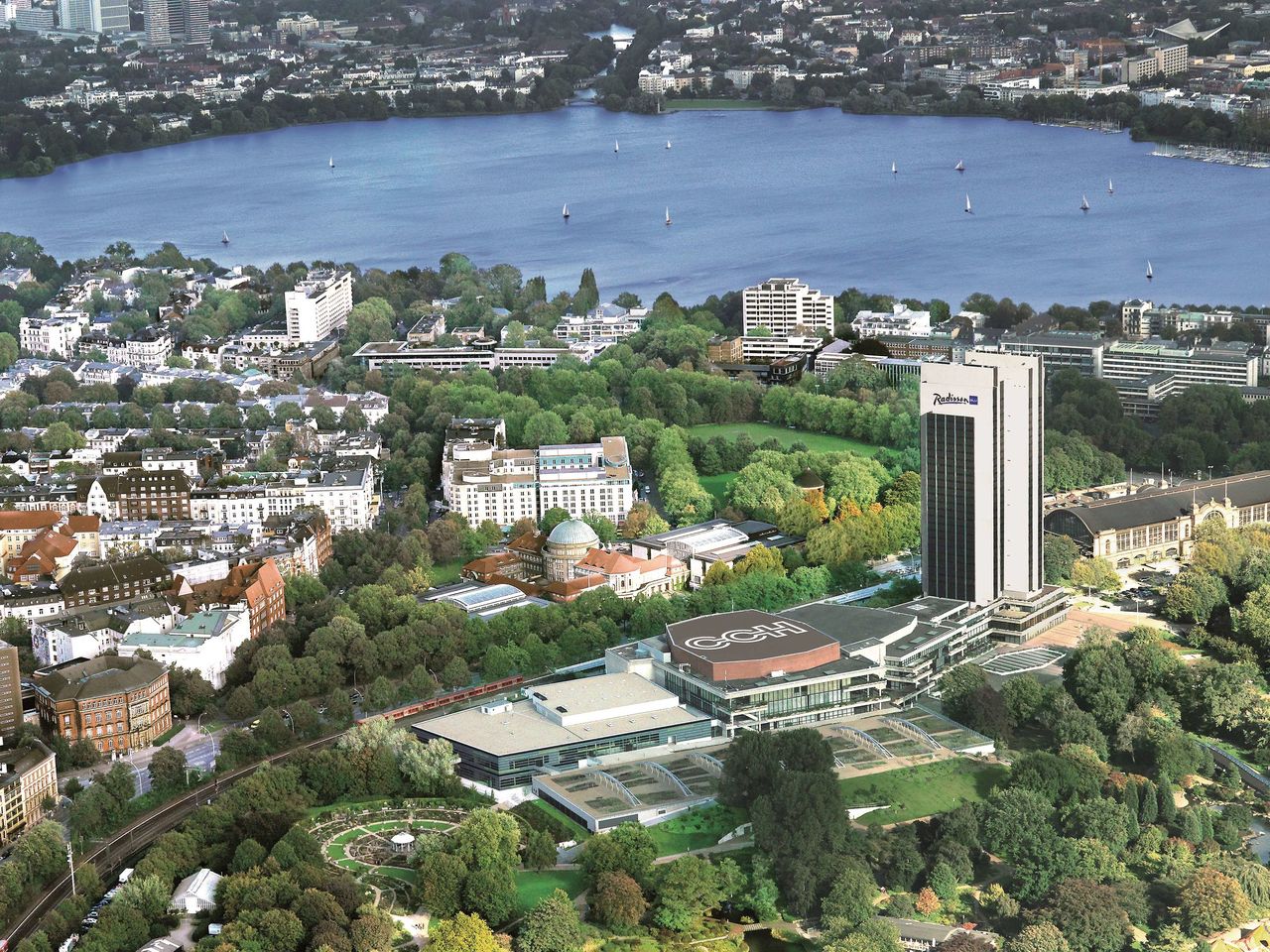Direkt an der Außenalster - 2 Tage Hamburg