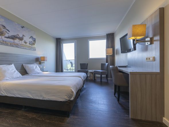 Komfort Doppelzimmer mit Balkon und Dünenblick