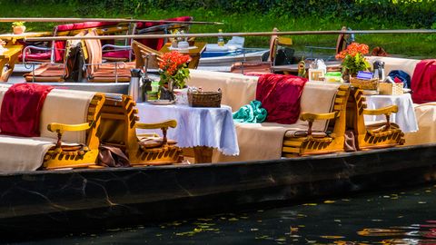 Kahn im Spreewald
