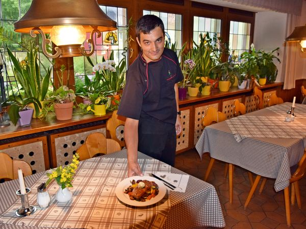 2 Tage auf dem Frankenweg in Naila, Bayern Frühstück