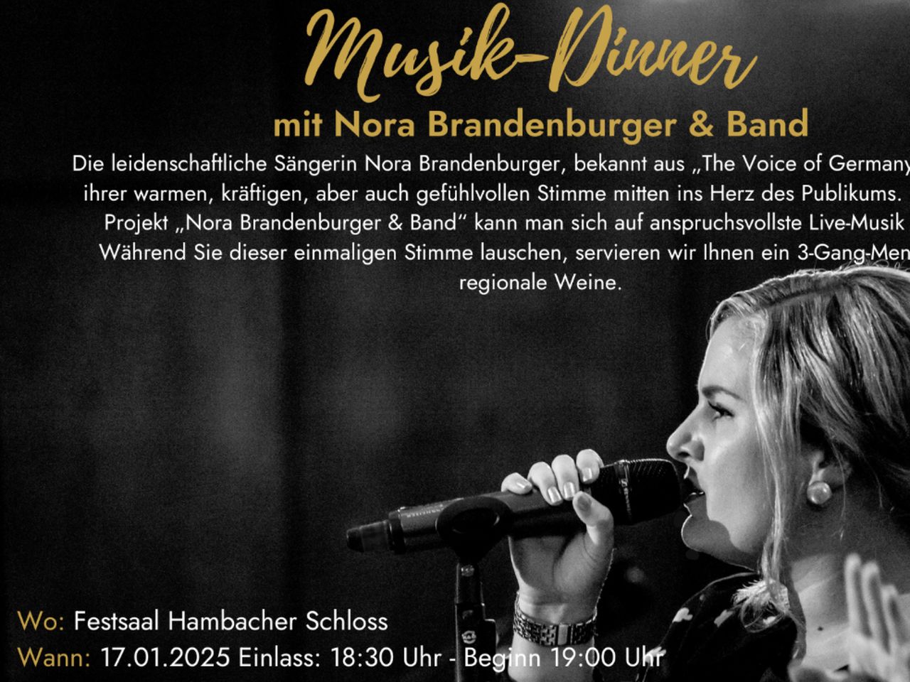 Musik Dinner auf dem Hambacher Schloss