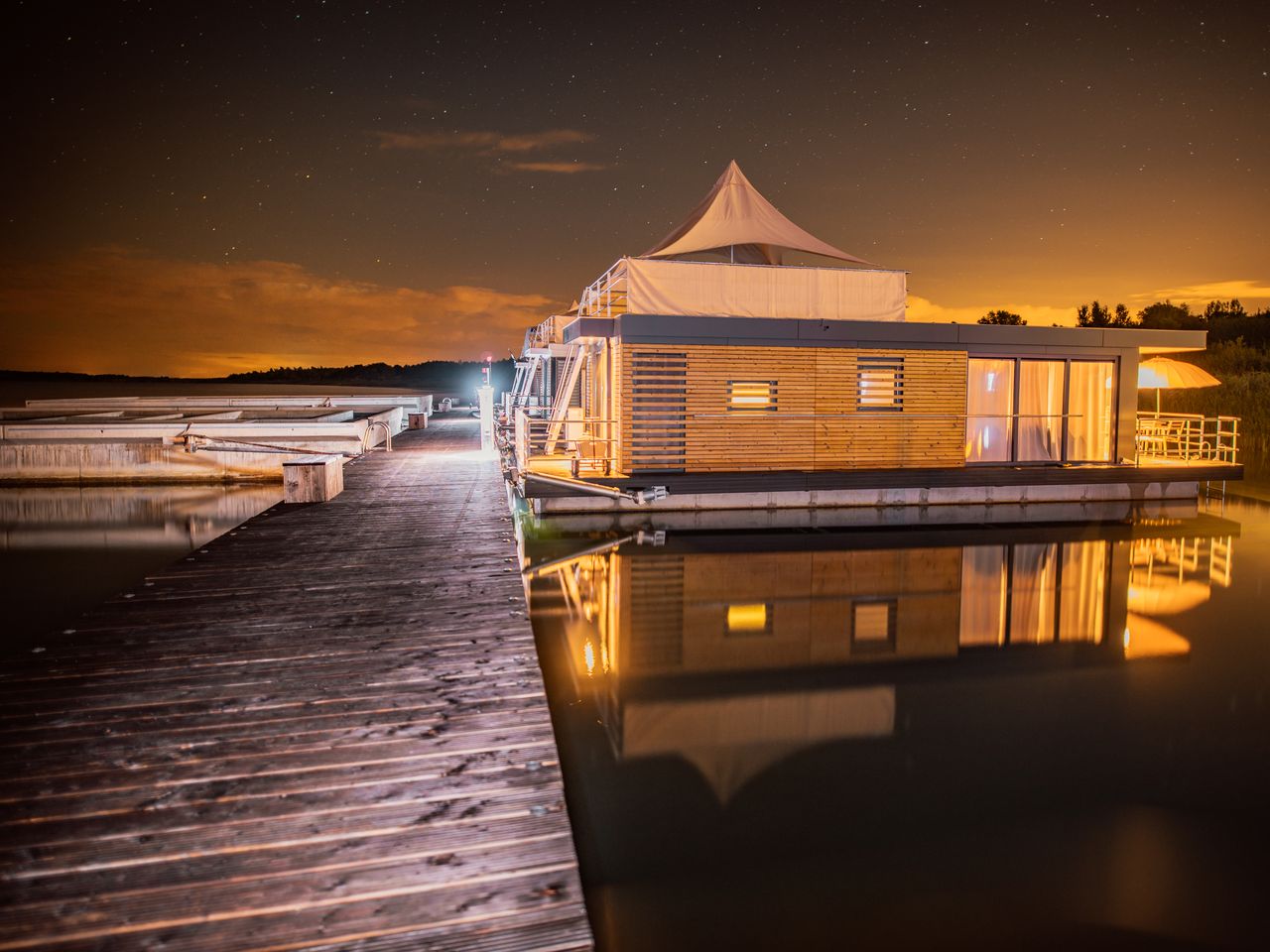 Im schwimmenden Haus im Spreewald - 6 Tage