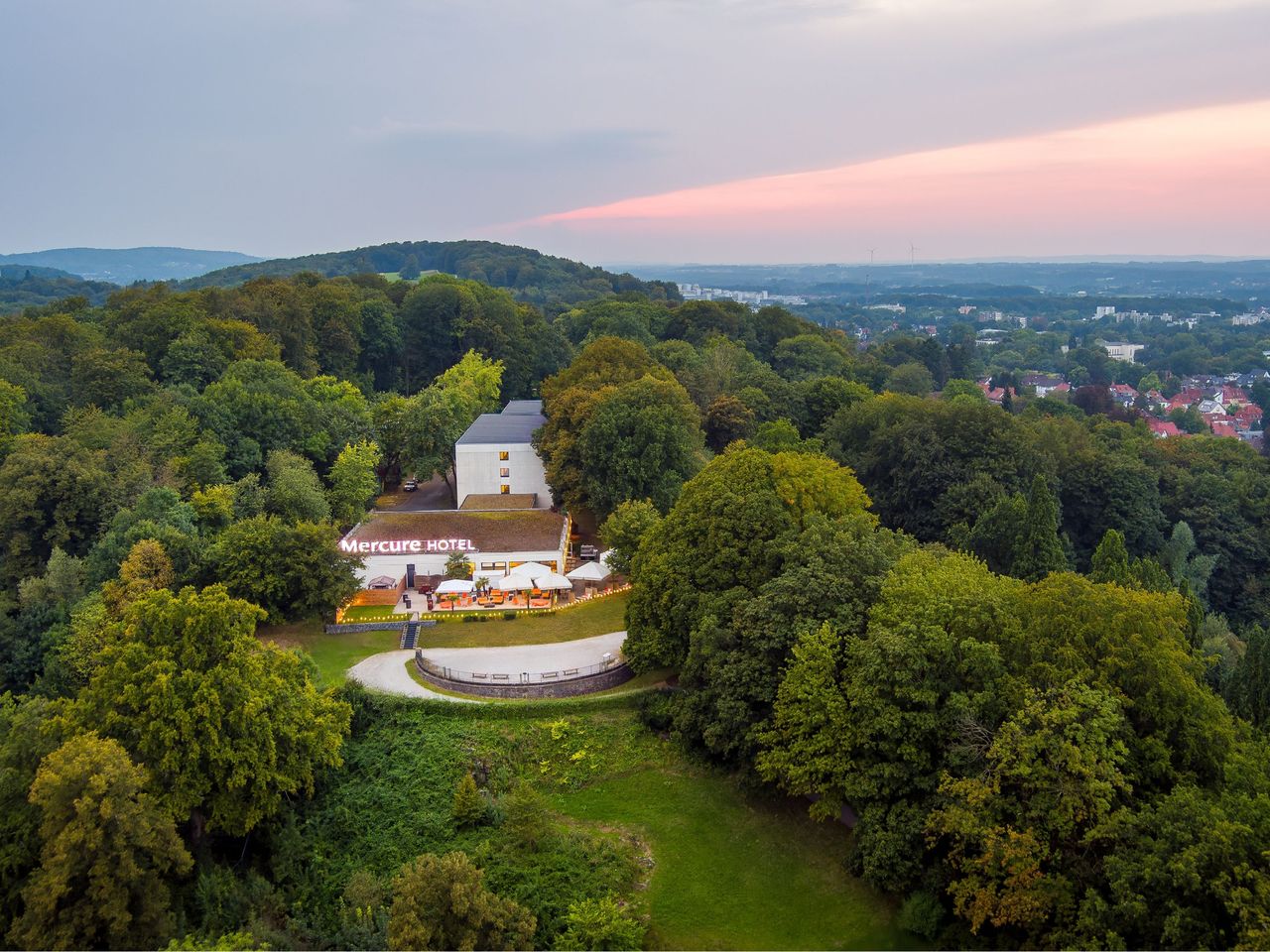 Sommer über den Dächern Bielefelds