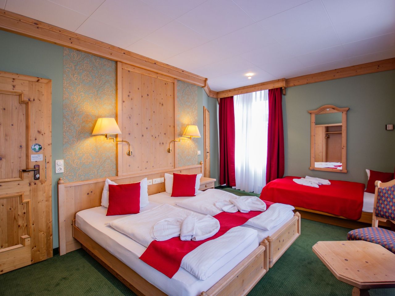 Dreibettzimmer im Schloss
