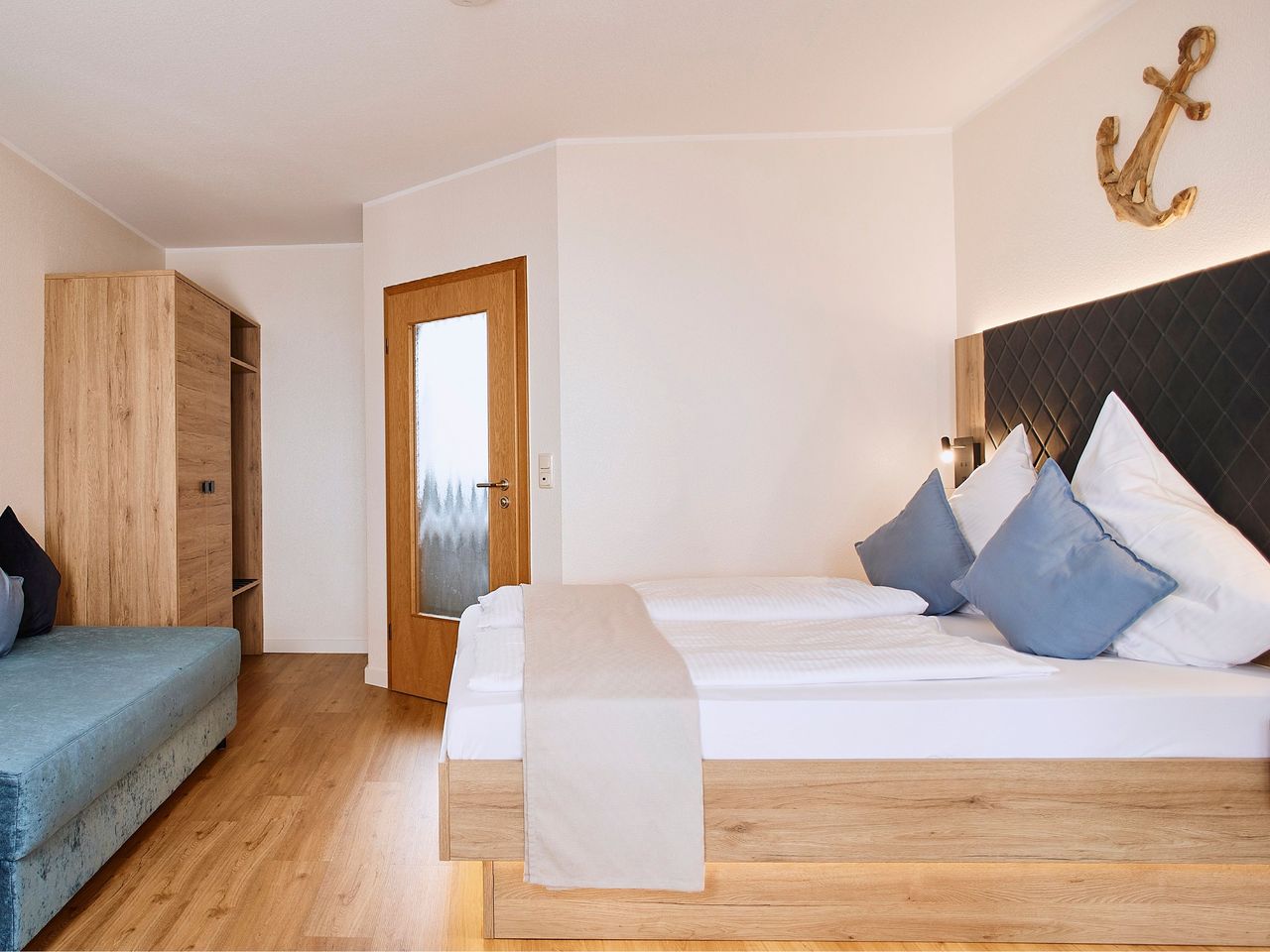 barrierefreies Komfort- Doppelzimmer mit Terrasse