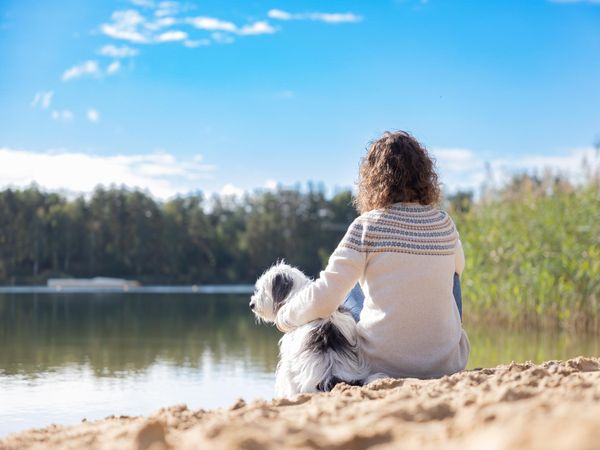 Auszeit mit Hund am Bernsteinsee in Sassenburg, Niedersachsen Frühstück