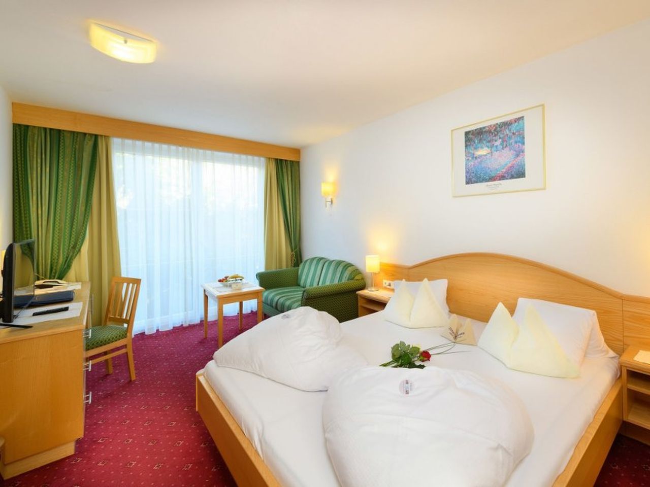 Doppelzimmer CLASSIC mit Balkon