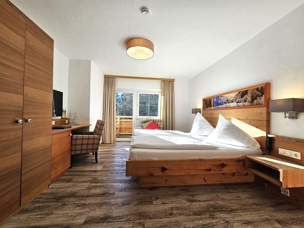 Doppelzimmer mit Nebelhorn Panoramabalkon
