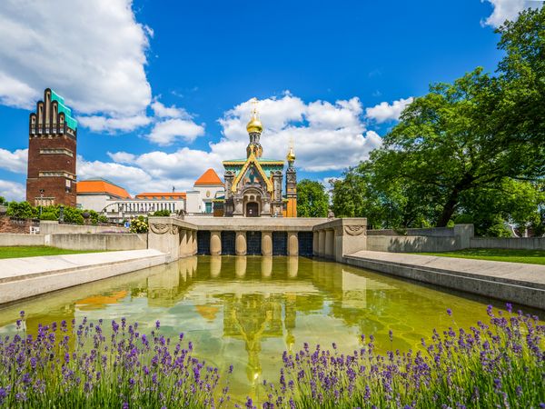 Darmstädter Welterbe Trio mit Grube Messel in Darmstadt Frühstück
