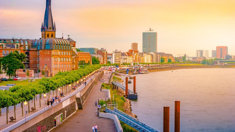 Düsseldorf am Rhein