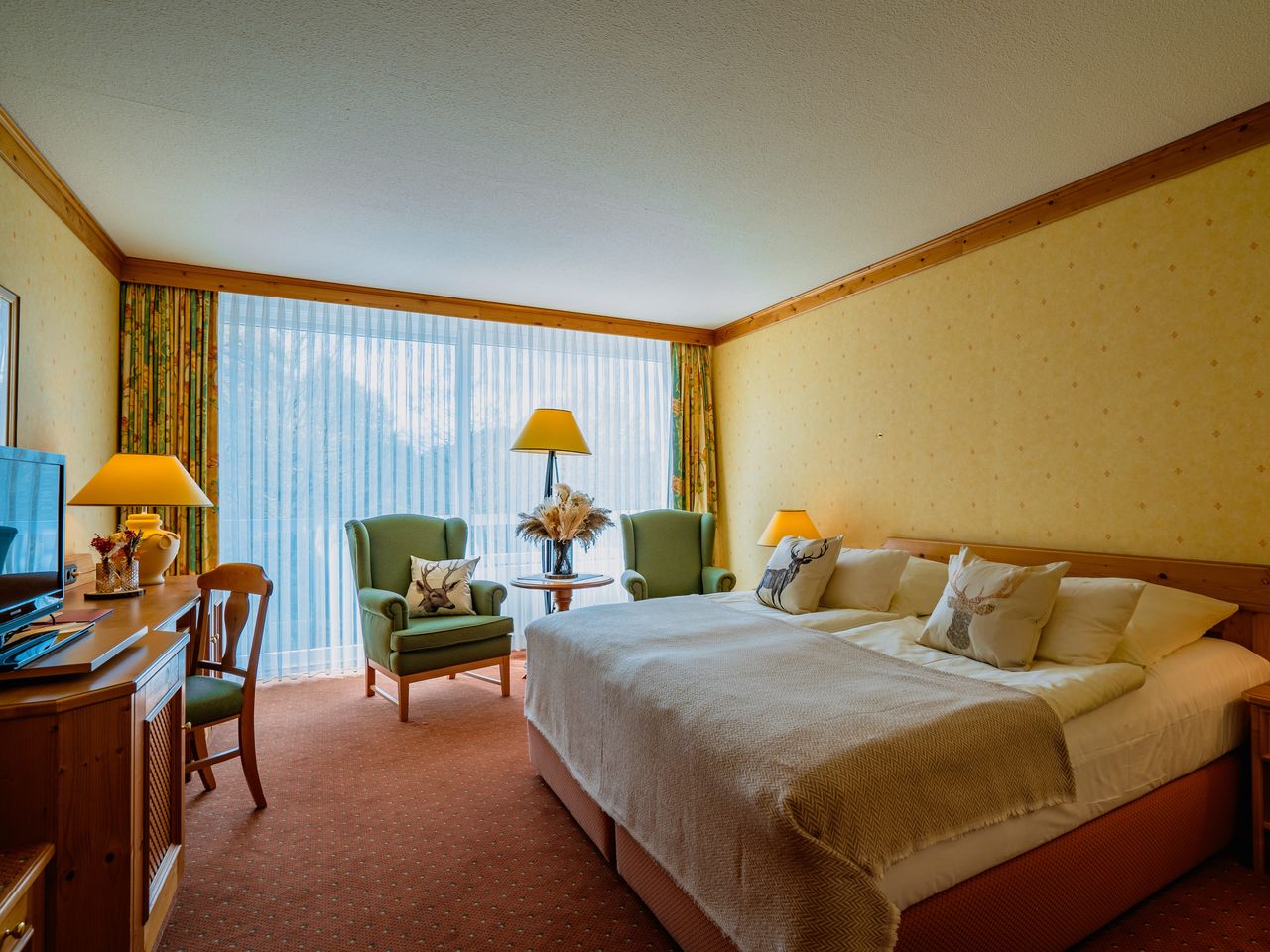 Doppelzimmer Landhaus mit Waldblick