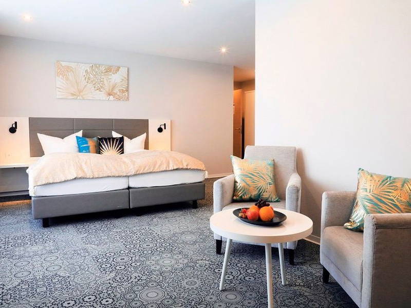 Neues Deluxe Zimmer im Gästehaus Karuun mit direktem Spa Zugang