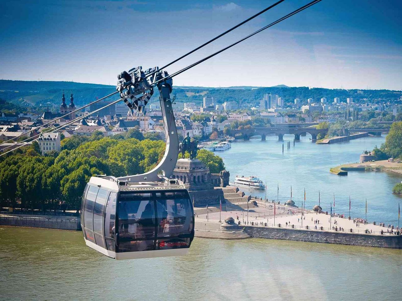 3 Tage im Mittelrheintal mit Seilbahnfahrt in Koblenz