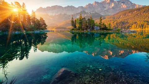 Eibsee mit Zugspitze