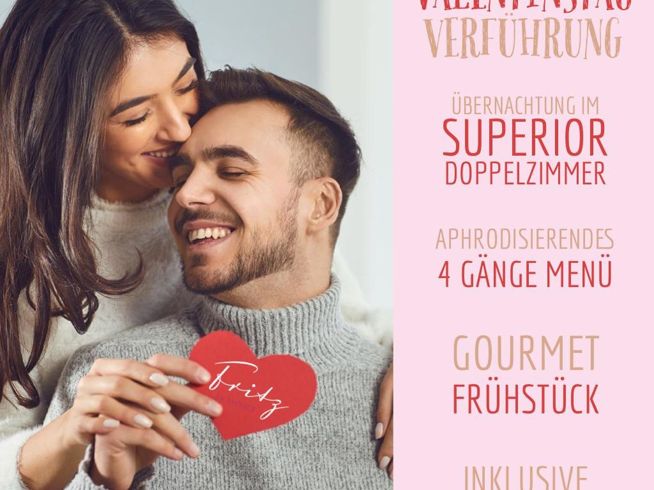 2 Tage Valentinstag Zeit für Romantik