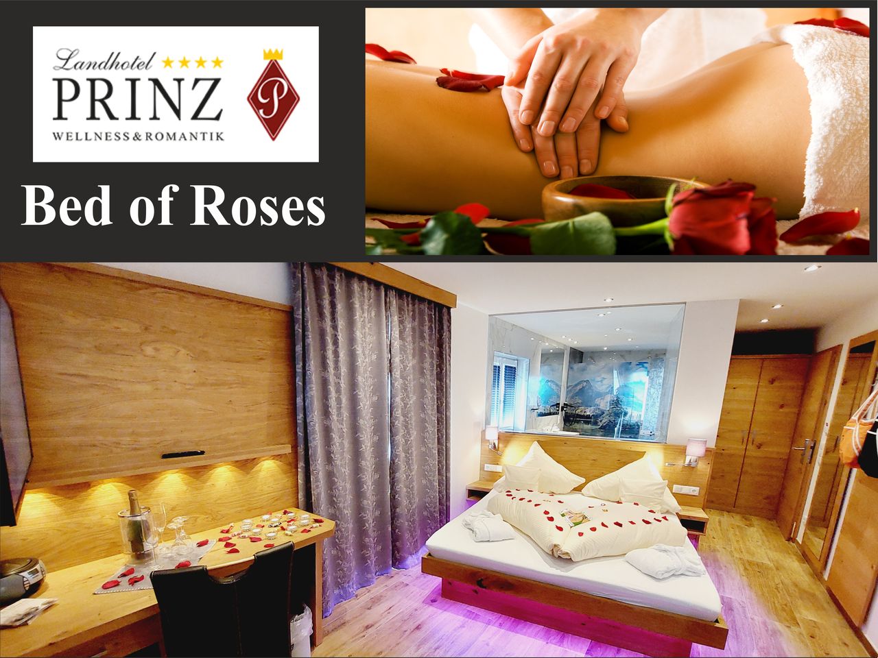 Bed of Roses-Kuschelträume in den Bergen