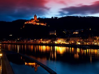 Motorradfahren an der Mosel