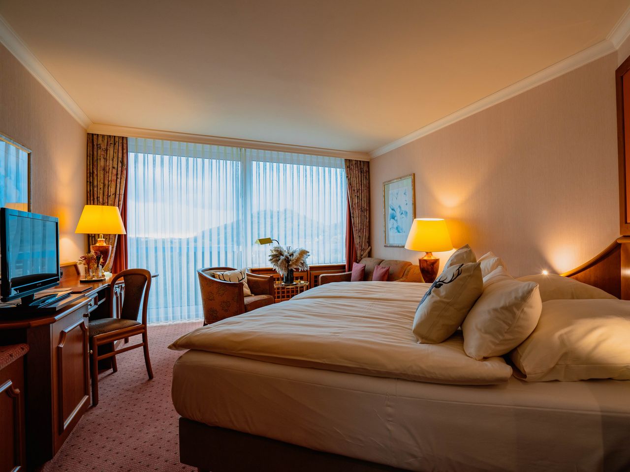 Doppelzimmer Domicil mit Waldblick