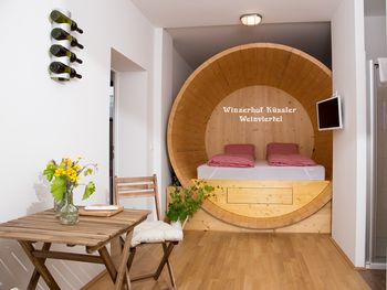 Kurzurlaub im Weinfass Deluxe + Romantik Wellness