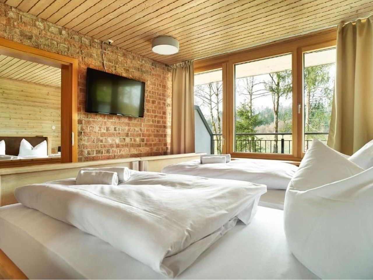 Doppelzimmer Standard, Waldseite
