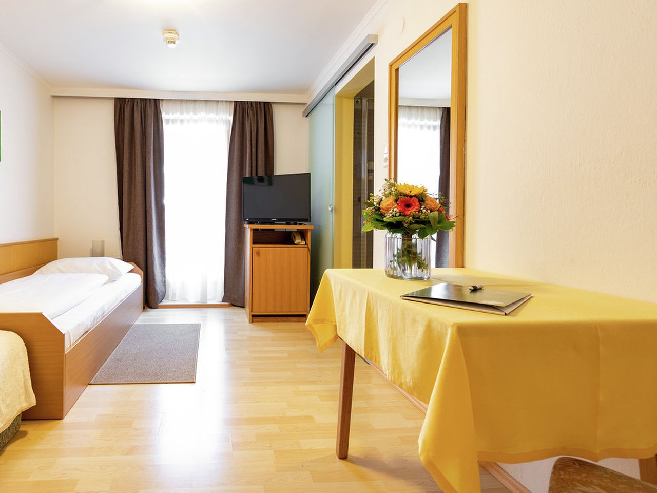 Einzelzimmer mit Balkon im Trattnerhof